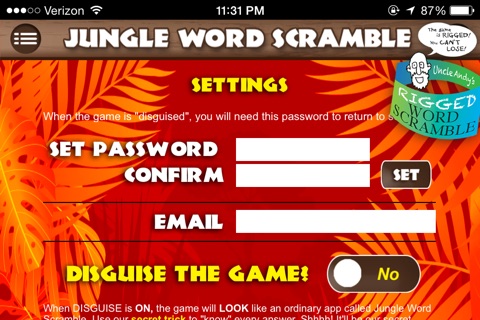 Rigged Word Scramble screenshot 2