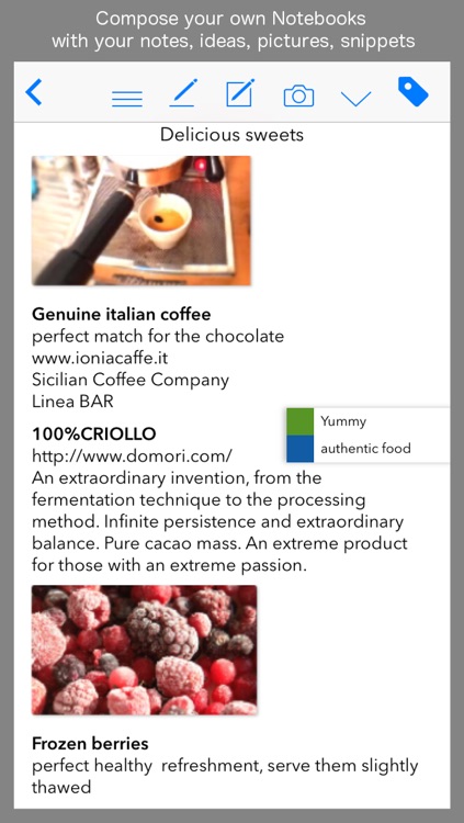 MyShelf - Note & Image Manager. Organize in color.