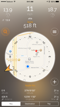 BringMeHome - The compass needle to YOUR destination screenshot 1