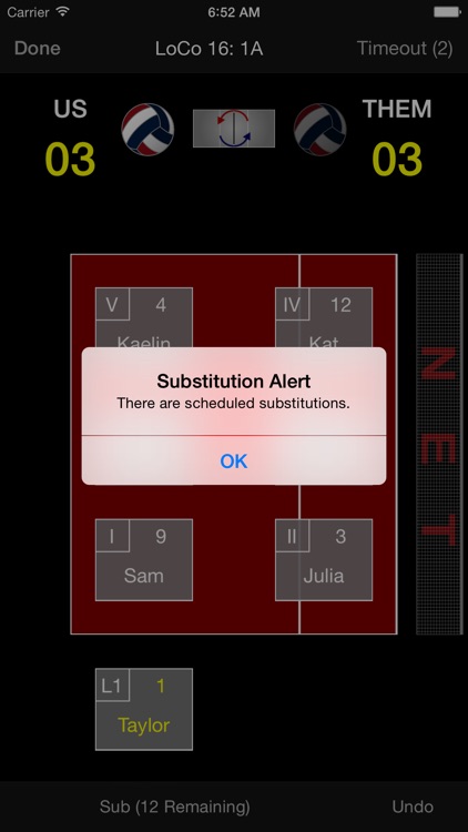 Volleyball Lineup Tracker screenshot-4