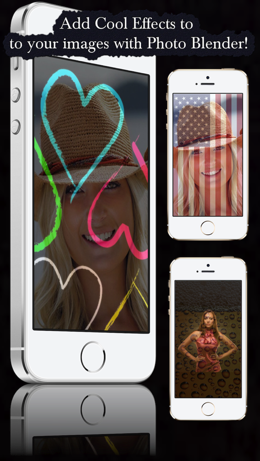 Photo Blender - Add Cool Texture with Background on top of your images - 1.0 - (iOS)