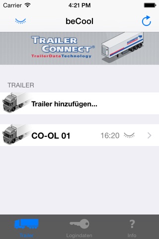 TrailerConnect beCool screenshot 2