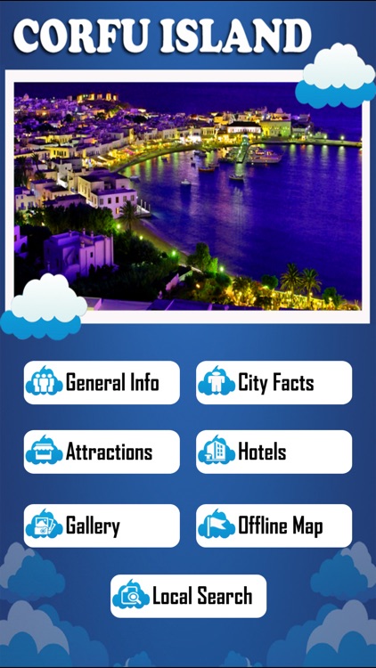 Corfu Island Offline Map Tourism Guide