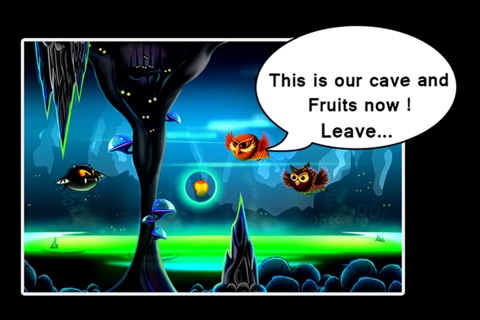 Puffy Fluffy Bat Escape : The Dark Cave Fruit Adventure - Premium screenshot 3