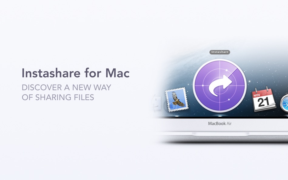 #1. Instashare - Transfer files (macOS) 由: Lukas Foldyna