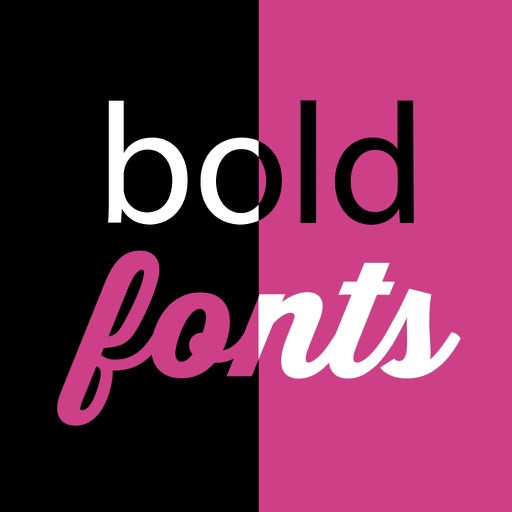 Double Tap with Bold  Fonts & Typography iOS App