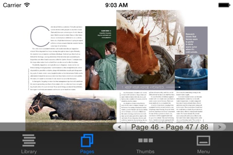 EQUUS Magazine screenshot 4