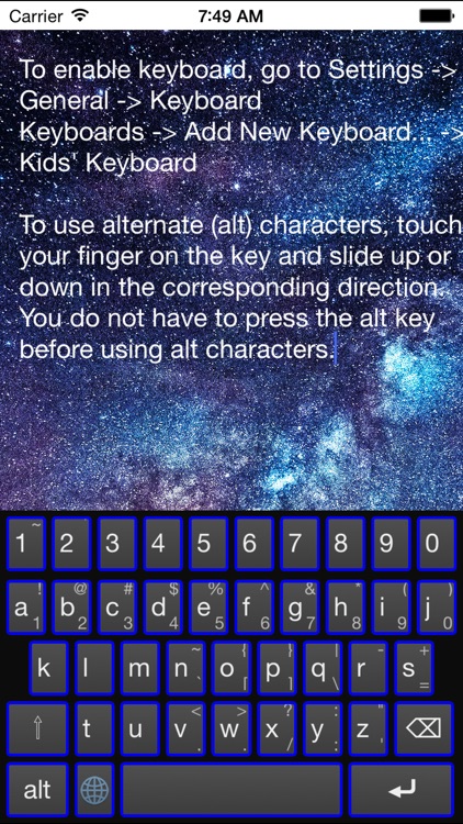 Kids Keyboard - Simple ABC Layout For Children of All Ages