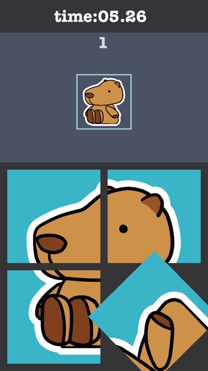 Rotate Capybara Puzzle