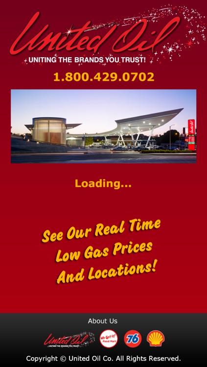 United Oil Company App for iPhone
