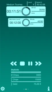 poker blind timer lite iphone bildschirmfoto 2