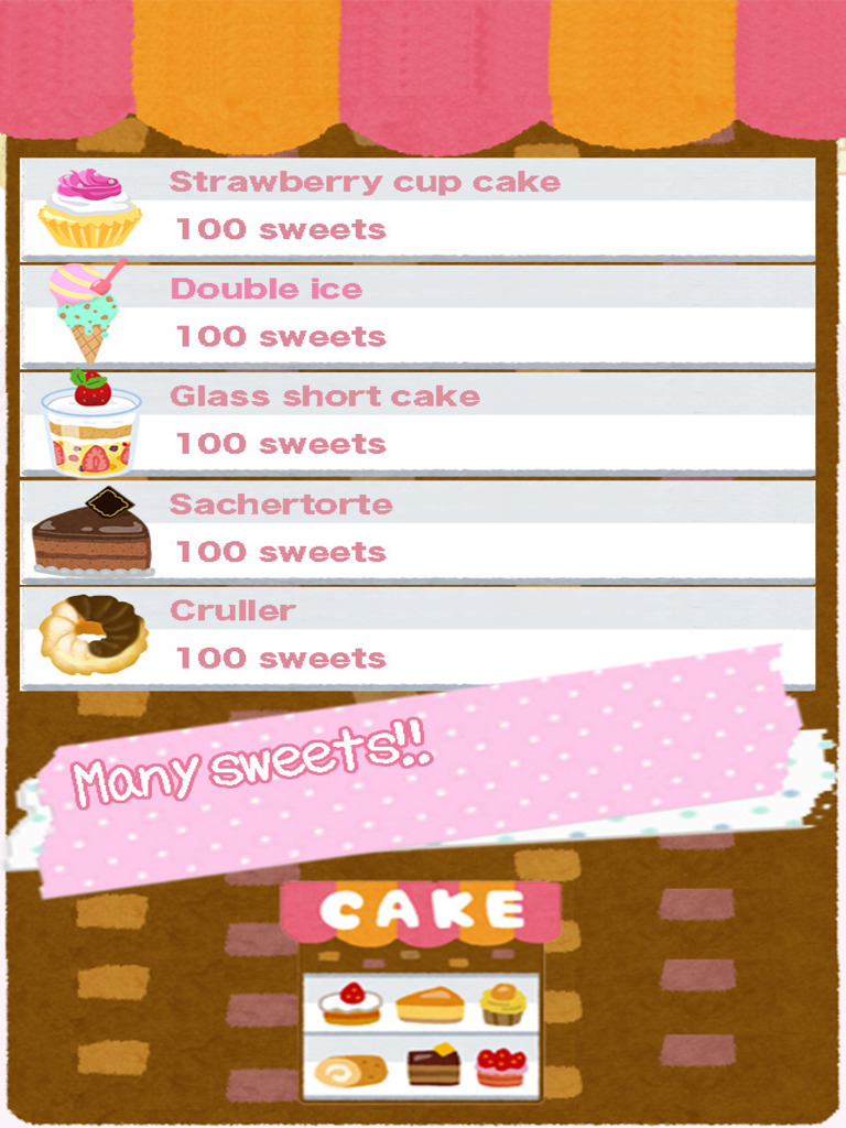 SweetsParadise - Cute Sweets Shop Game screenshot 4