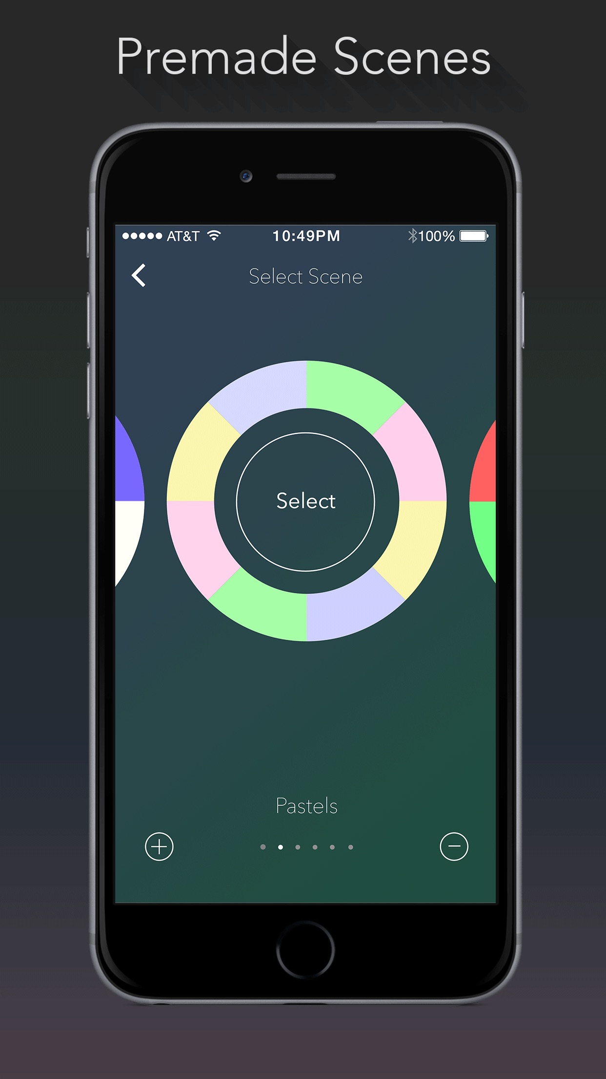 Screenshot do app Lumenplay App-Enabled Lights