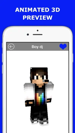 Animated Boy Skins for Minecraft PE FREE screenshot 2