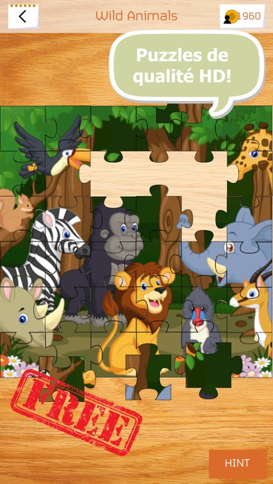 Screenshot #1 pour Jiggy Enfants Puzzle