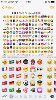 sms smileys iPhone Captures Décran 1
