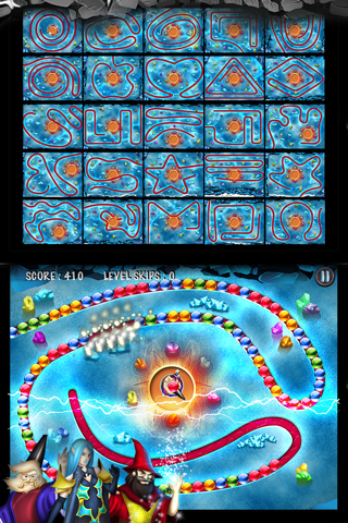Frozen Ice Wizards & Witch in the Revenge of the Ancient Marble Blast screenshot 3