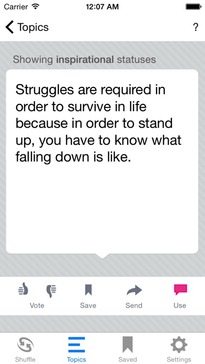 Status Shuffle for Facebook screenshot-3