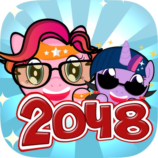 2048 Rainbow Pony FAT and Friendship Puzzle