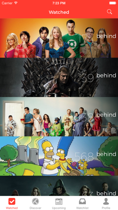 SeenIt - TV Show Tracker (Trakt) app screenshot