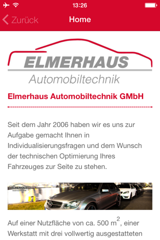 Elmerhaus Automobiltechnik screenshot 2