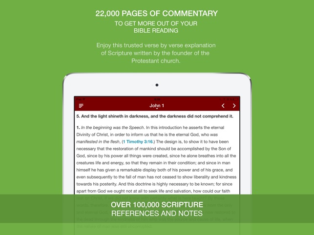 John Calvin Commentary HD - 3x larger than Matthew Henry Bib(圖1)-速報App