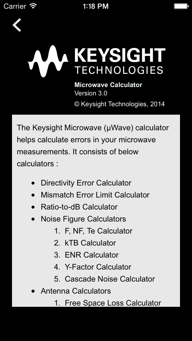 MicroWave Calculator