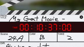 ClapperPod SP -Drawable Clapperboard- for iPhone screenshot