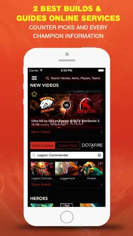 Game screenshot D2 in One - portal for Dota 2 apk