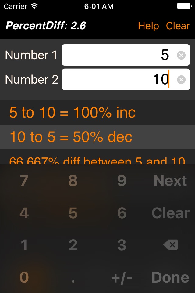 iPhone screenshot