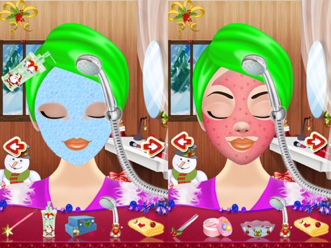 Screenshot #6 pour Jeu de Salon Spa de Noël pour filles