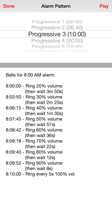 Progressive Alarm Clock