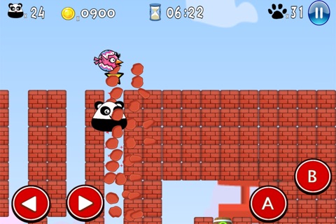 Super Pou Panda - Kung Fu Kick screenshot 4