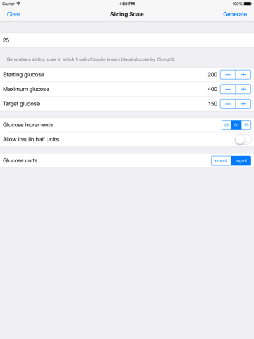 Screenshot #6 pour Sliding Scale - for doctors and nurses prescribing insulin