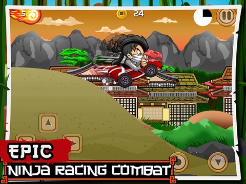 Screenshot #6 pour Ninja Combat Run Edition de la Course (Ninja Combat Dash Racing Edition) – Gratuit Guerrier Samouraï Rallye Routière Vélo, en Voiture et la Race de Planche a Roulettes