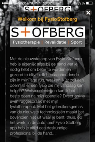 Fysio Stofberg screenshot 2