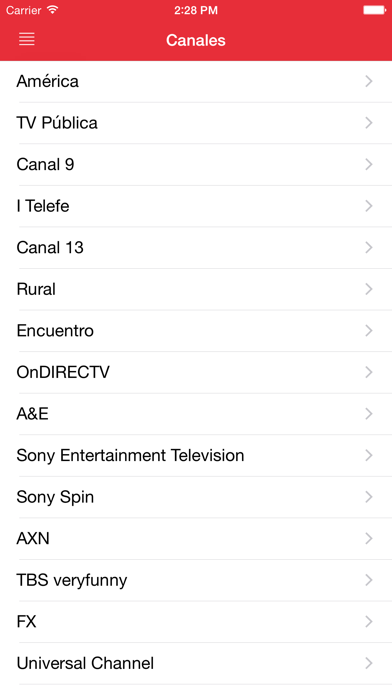 Screenshot #1 pour TV Argentina - Televisión de Argentina