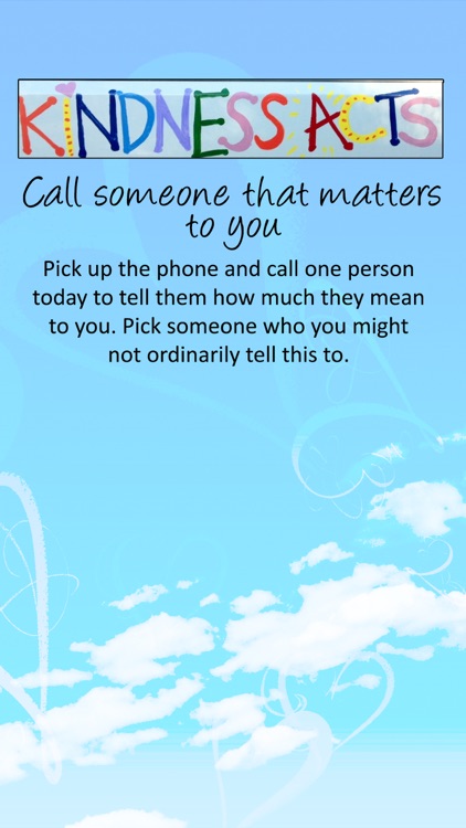 A Year of Kindness Acts