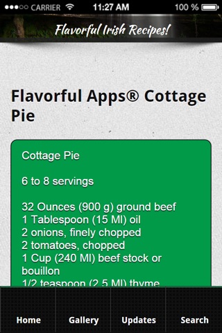 Irish Recipes from Flavorful Apps® screenshot 3