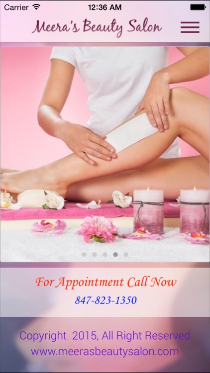 Meera's Beauty Salon App