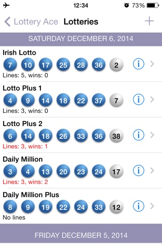Lottery Ace Ireland - lotto results checking and syndicate management screenshot 3
