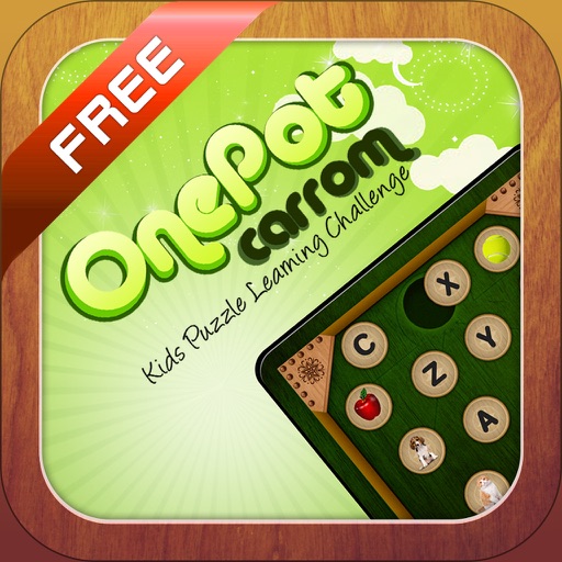 One Pot Carrom For Kids Puzzle Learning Challenge Icon