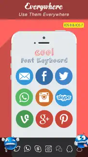 font keyboard free - new text styles & emoji art font for texting iphone screenshot 3