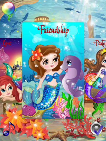 Mermaid Princess Coloring Pages for Girls and Games for Ltttle Kids iPad screenshot 5 - Games app