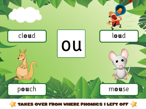 Pirate Phonics 2 : Kids learn to read! iPad screenshot