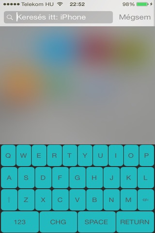 One Handed Keyboard with Colors screenshot 2
