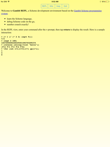 Screenshot #5 pour Gambit REPL