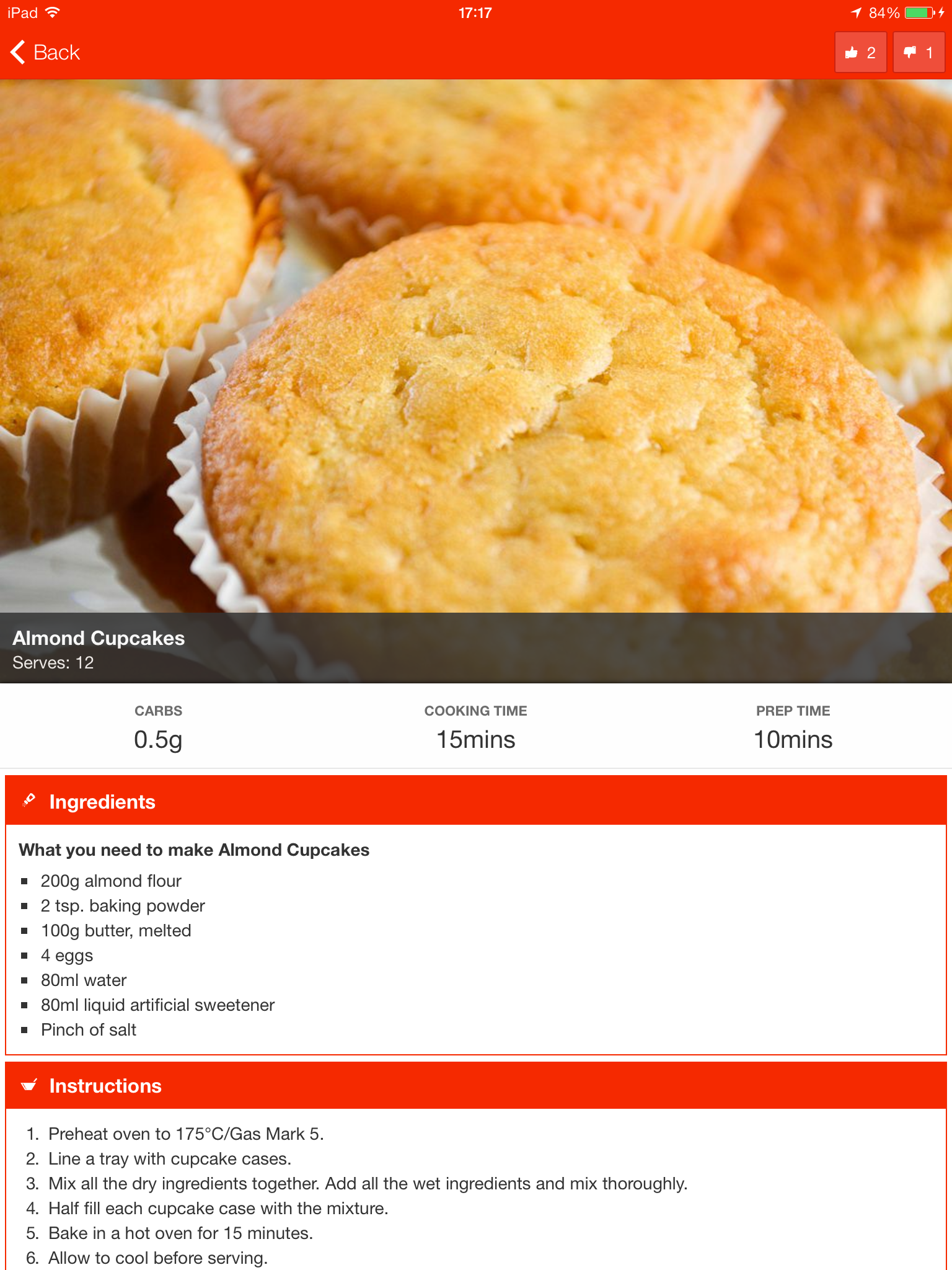 Diabetes Recipe App