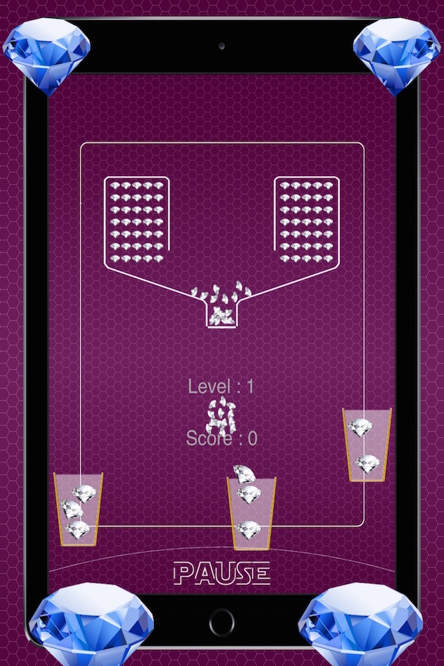 A Diamond Cup - Catch, Drop and Fill Your Jewels screenshot 2