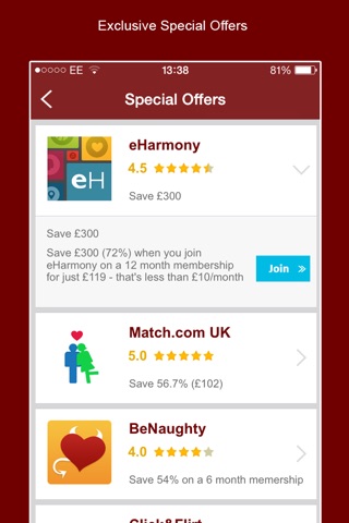 Free Dating UK - Find love! Review the best online dating  apps, mobile sites & websites & date for free screenshot 3